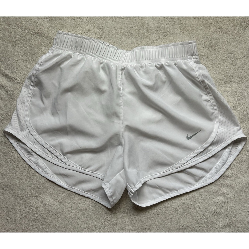 NIKE WOMENS TEMPO DRI-FIT 3 INCH BRIEF LINED MID RISE RUNNING SHORTS Small